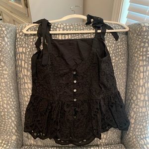 Black summer top